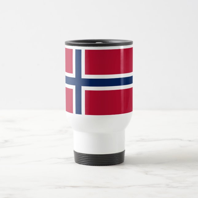 Taza De Viaje Bandera de Noruega (Centro)
