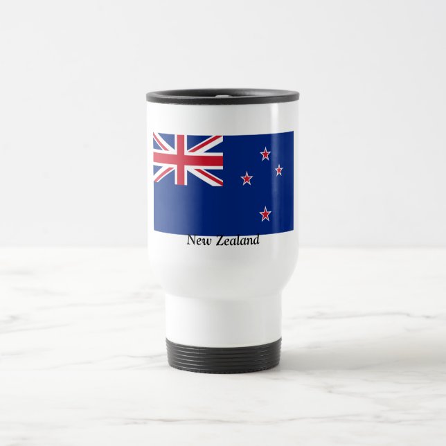 Taza De Viaje Bandera de Nueva Zelanda (Centro)