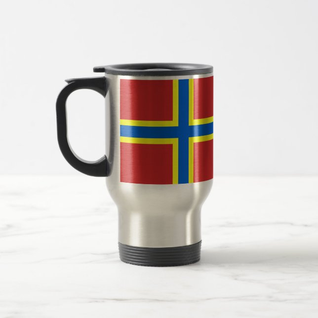 Taza De Viaje Bandera de Orkney Travel Mug (Izquierda)