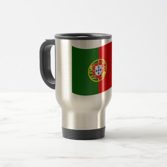 Taza De Viaje Bandera de Portugal (Anverso izquierdo)