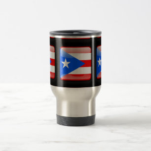 Taza De Viaje Bandera de Puerto Rico