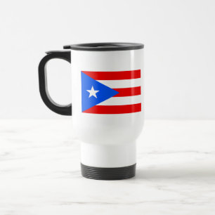 Taza De Viaje Bandera de Puerto Rico
