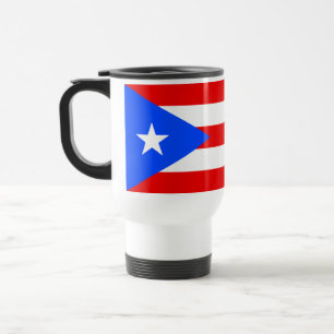 Taza De Viaje Bandera de Puerto Rico