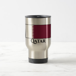 Taza De Viaje Bandera de Qatar