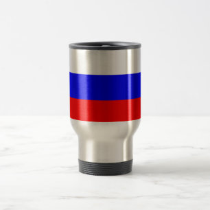 Taza De Viaje Bandera de Rusia Travel/Commuter Mug
