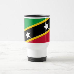 Taza De Viaje Bandera de San Cristóbal y Nieves