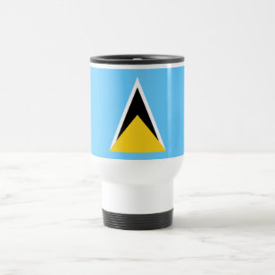 Taza De Viaje Bandera de Santa Lucía