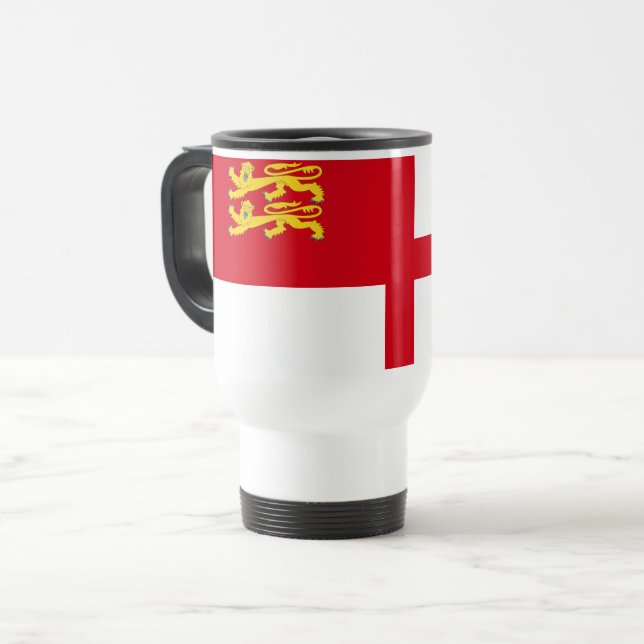 Taza De Viaje Bandera de Sark (Anverso izquierdo)