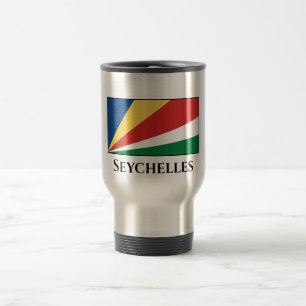 Taza De Viaje Bandera de Seychelles