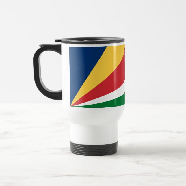 Taza De Viaje Bandera de Seychelles (Izquierda)