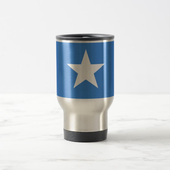 Taza De Viaje Bandera de Somalia Travel/Commuter Mug (Centro)