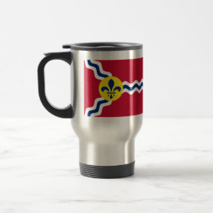 Taza De Viaje Bandera de St. Louis, Missouri