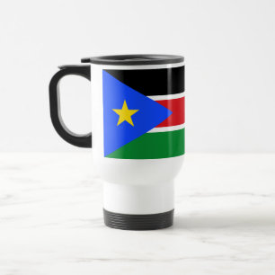 Taza De Viaje Bandera de Sudán del Sur