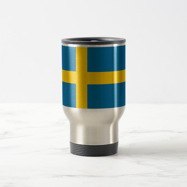 Taza De Viaje Bandera de Suecia (Centro)