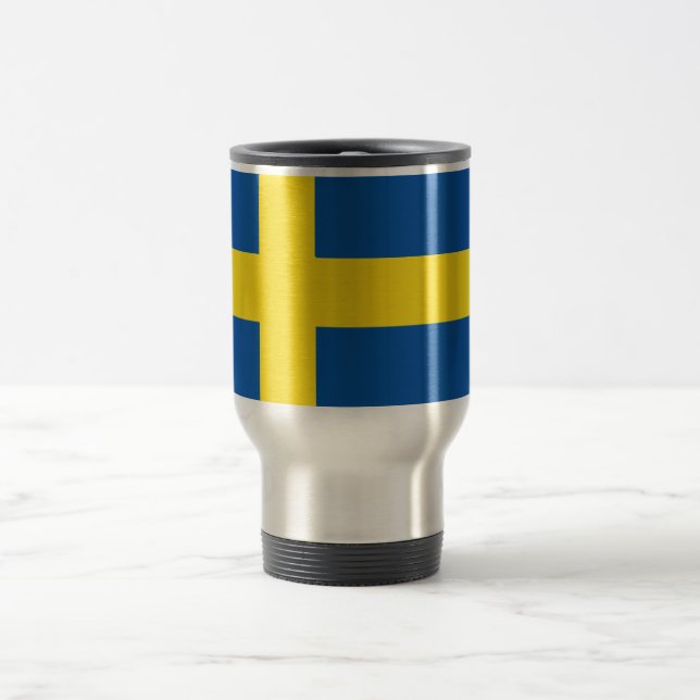 Taza De Viaje Bandera de Suecia (Centro)