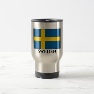 Taza De Viaje Bandera de Suecia (sueca)
