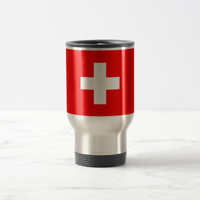Taza De Viaje Bandera de Suiza (Centro)