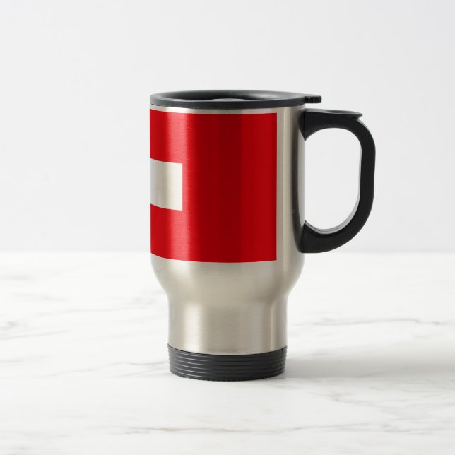 Taza De Viaje Bandera de Suiza (Derecha)