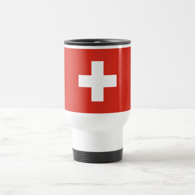 Taza De Viaje Bandera de Suiza (Centro)