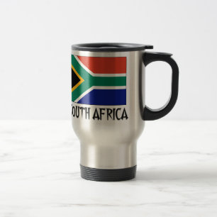 Taza De Viaje Bandera de Suráfrica