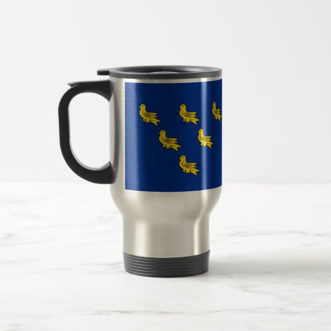 Taza De Viaje Bandera de Sussex Travel Mug (Izquierda)