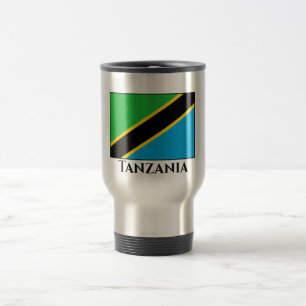 Taza De Viaje Bandera de Tanzania
