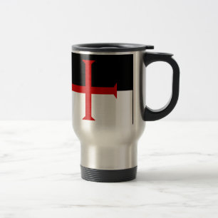 Taza De Viaje Bandera de Templar de los caballeros