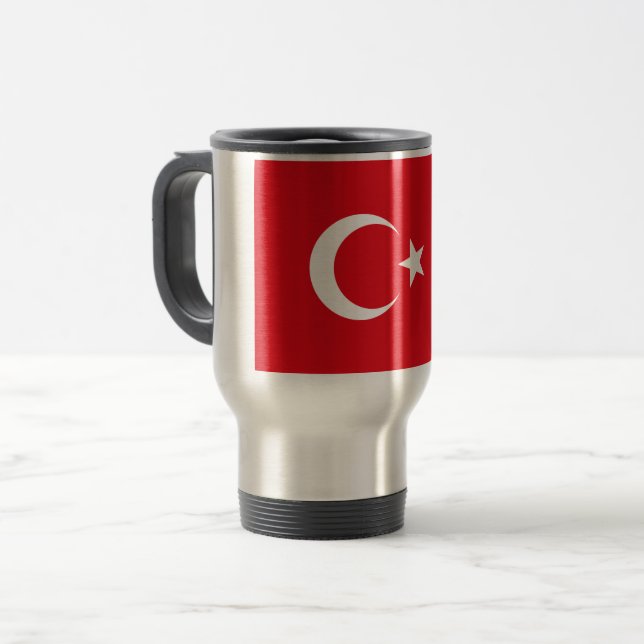 Taza De Viaje Bandera de Turquía (Anverso izquierdo)
