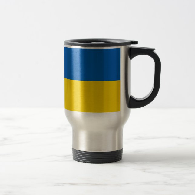 Taza De Viaje Bandera de Ucrania (Derecha)