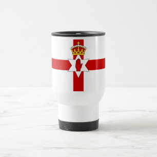 Taza De Viaje Bandera de ultramar de Irlanda del Norte