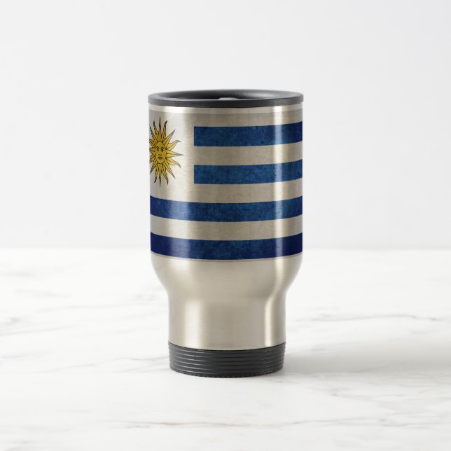 Taza De Viaje Bandera de Uruguay (Centro)