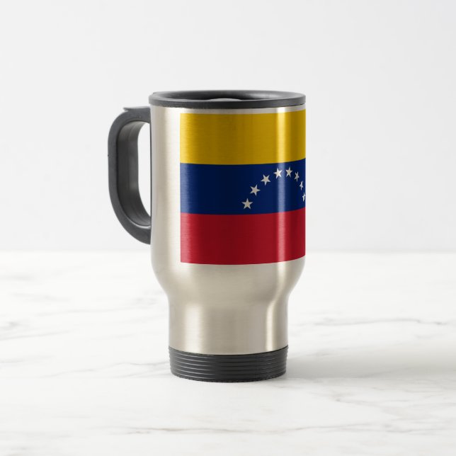 Taza De Viaje Bandera de Venezuela (Anverso izquierdo)