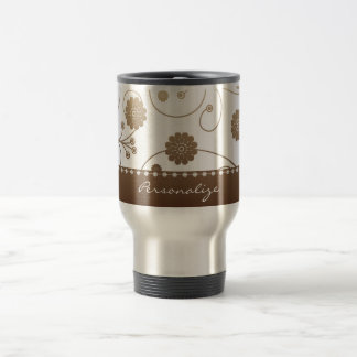 Taza De Viaje Bandera de viaje Mocha Bloom