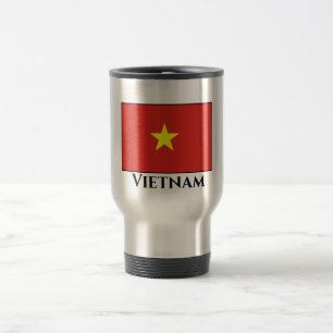 Taza De Viaje Bandera de Vietnam (vietnamita)