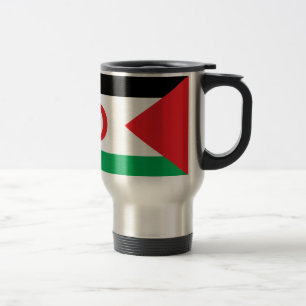 Taza De Viaje Bandera de Western Sahara