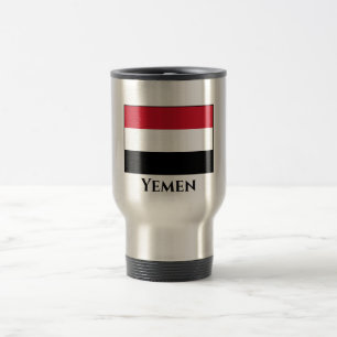 Taza De Viaje Bandera de Yemen