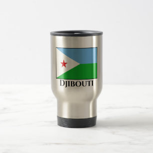 Taza De Viaje Bandera de Yibuti