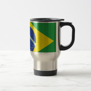 Taza De Viaje Bandera del Brasil