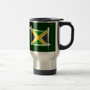 Taza De Viaje Bandera del cepillo de Jamaica