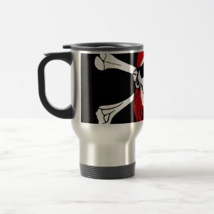Taza De Viaje Bandera del cráneo del pirata