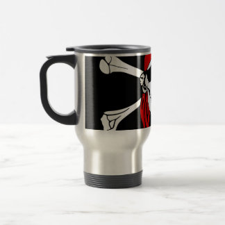 Taza De Viaje Bandera del cráneo del pirata
