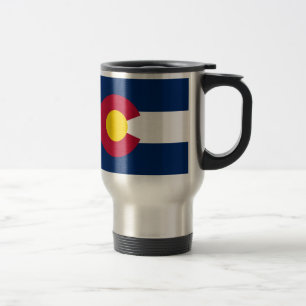 Taza De Viaje Bandera del estado de Colorado