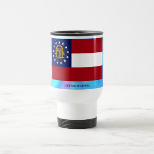 Taza De Viaje Bandera del estado de Georgia