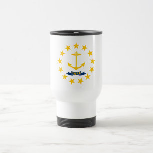Taza De Viaje Bandera del estado de Rhode Island