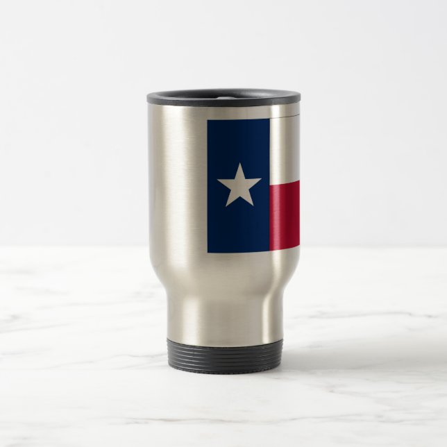Taza De Viaje Bandera del estado de Tejas (Centro)