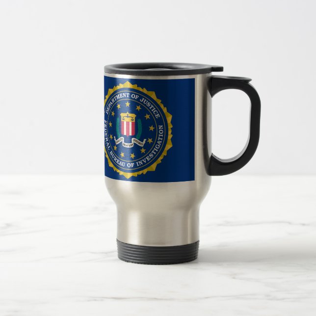 Taza De Viaje Bandera del FBI (Derecha)