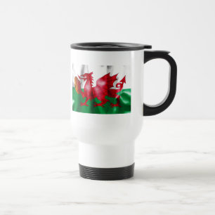 Taza De Viaje Bandera del galés de galo dragón