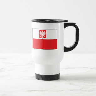 Taza De Viaje Bandera del Halcón Polaco
