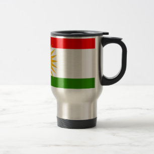 Taza De Viaje Bandera del Kurdistan