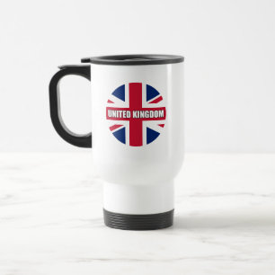 Taza De Viaje Bandera del Reino Unido